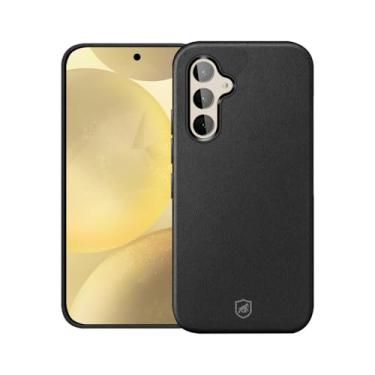 Imagem de Gshield Capa Case Capinha Couro Dual compatível com Magsafe para Samsung Galaxy (Preta, S24)