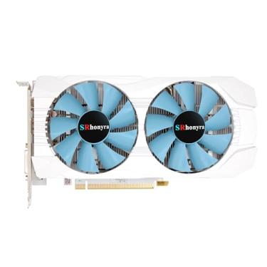 Imagem de SRhonyra Placa de vídeo Radeon RX 590 GME 8 GB GDDR5 para jogos PC placa de vídeo 2304SP 256 bits PCIe 3.0 x16 6 pinos conector de computador desktop GPU para jogos com portas HDMI, DisplayPort e DVI