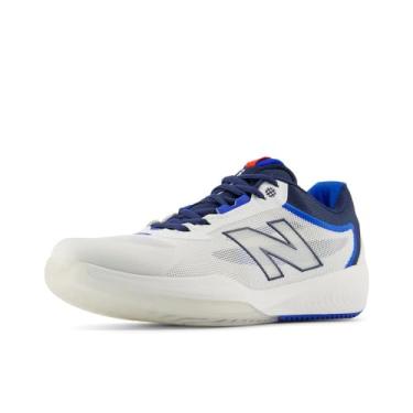 Imagem de New Balance FuelCell 996 V6 Tênis masculino, Branco/Team Navy, 10.5