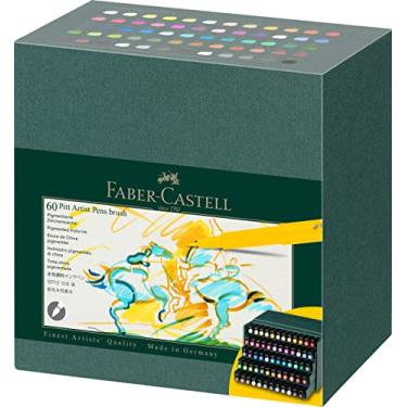 Imagem de Faber-Castell PITT Artist Pen Brush India Ink Pen - Studio Box of 60