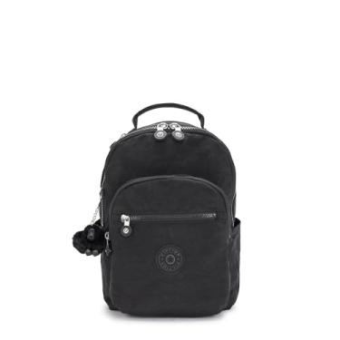 Imagem de Mochila feminina pequena Seoul da Kipling, Black Noir, One Size