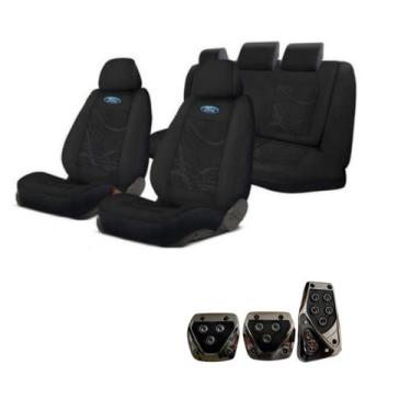 Imagem de capa banco carro tecido grosso+pedal p ecosport 2006 - acessorios gj