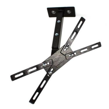 Imagem de Suporte P/ Projetor Preto Universal 3 ou 4 Furos Ajustável Data Show T