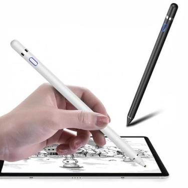 Imagem de Caneta Touch Stylus Ponta Fina Universal para Tablet - shop mix, Branc