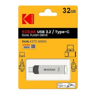 Imagem de Pendrive Usb 3.2 Type-c Dual Flash Drive K273 32gb Otg