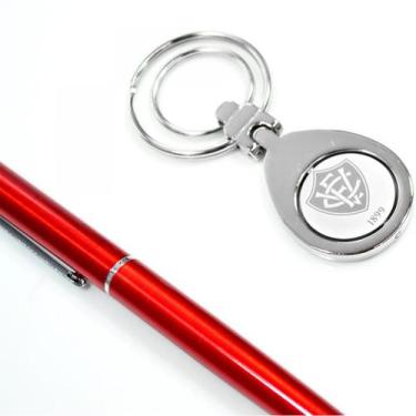 Imagem de Jg Caneta De Metal Touchscreen Com Chaveiro - Vitória - Mileno