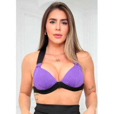 Imagem de Top Feminino Fitness para Academia em Dry Fit com Bojo Alta Sustentaçã