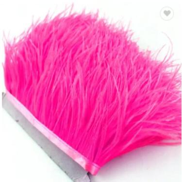 Imagem de Franja  De Plumas De Avestruz Viés De Penas 0,50 Centímetros - AZULAMO
