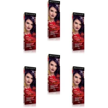 Imagem de Beauty Color Tintura 76.44 RUIVO ABSOLUTO TESTE 45gr (06 Unidades) Cor