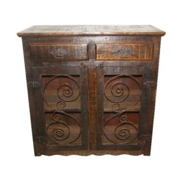 Imagem de Armário Rústico Edward em Madeira de Demolição - Cód BP2102 - Barrocar