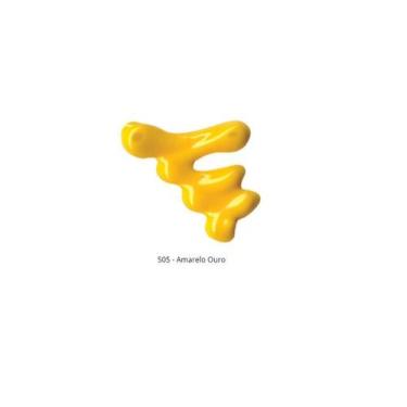Imagem de Tinta Dimensional Brilhante Relevo 3d 35 Ml Acrilex, AMARELO