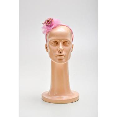 Imagem de Tiara Coroa C/ Tule - Festas e Fantasias, Rosa