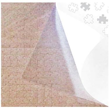 Imagem de PUZZLE EZ Quebra-cabeça 2 x 1000 peças - Folhas de cola transparentes extra grandes, espessas, sem bagunça, poupam descamação e colam adesivo para preservar a moldura, finalizados de 61 x 76 cm