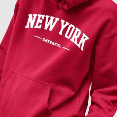 Imagem de Blusa Moletom Genuine Grit Masculina Estampada Algodão 30.1 New York, 