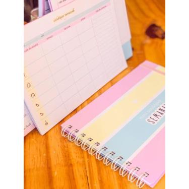 Imagem de Planner Cardápio Semanal Encadernado - Atelier Hope Lovers