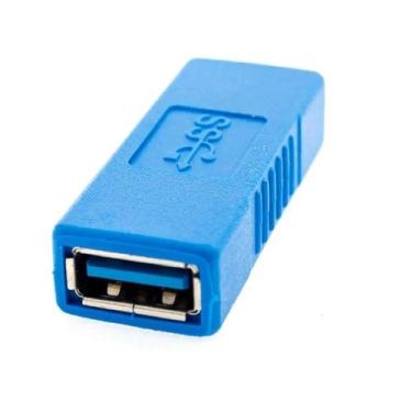Imagem de Adaptador Usb Emenda Fêmea X Fêmea 3.0 - TEBERA, AUDIO E VIDEO