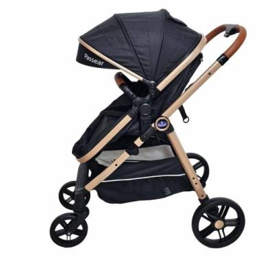 Imagem de Carrinho de Bebê 3 em 1 Apolo - QB619 - PASSEAR, Preto