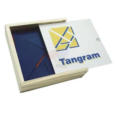 Imagem de Brinquedo Educativo Tangram 10 Jogos com 70 Peças Formas Imaginação - 