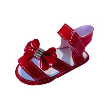 Imagem de Sandalia Feminina Lacinho Lateral Para Bebê Menina - Baby's Shoes, Ver