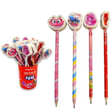 Imagem de Lápis Preto Decorado Fini - unidade - Leo&Leo, tubes