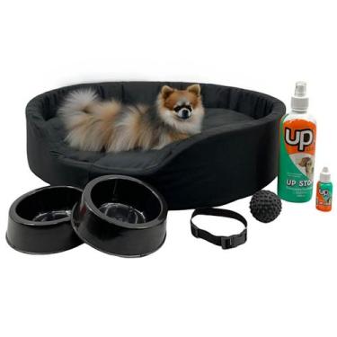 Imagem de Kit Pet Pequeno Cama Europa Educador Xixi Sim/Não Cães 500ml - Supri P