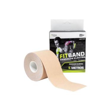 Imagem de Kinesio Tape Fita Bandagem Elástica Adesiva 5 Metros Mbfit