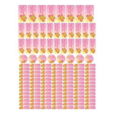 Imagem de 129 Etiquetas Escolares Personalizado Vinil Borboleta - Tectoner, Borb