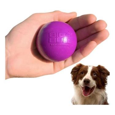 Imagem de Brinquedo Cachorro Bolinha Maciça Atóxica Resistente Anti Stress Bola 