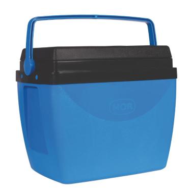 Imagem de Caixa Térmica MOR 34 Litros - Azul com Preto