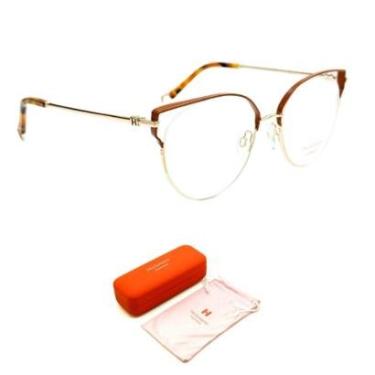 Imagem de Armação de Grau Hickmann HI10040 01A Gerbera 2 Metal Brown-Unissex