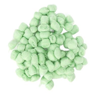 Imagem de Roupa de Cama Térmica para Hamster de Inverno - Bolas de Algodão Ouriço e Material de Nidificação Isolado para Hamsters Sírios - Calor Aconchegante e Conforto para Clima Frio