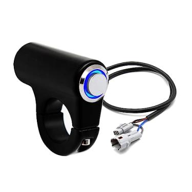 Imagem de Substituição do interruptor de desligamento do farol para Sur Ron Segway X260 X160, Plug and Play, ajuda a economizar bateria, com halo azul e plugues, fácil de instalar e usar