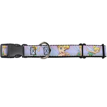 Imagem de Buckle-Down Coleira para cães martingale - Poses de sino roxo/rosa desbotamento - 3,8 cm de largura - serve para pescoço de 40,6 a 58,4 cm - Médio