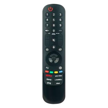 Imagem de MR23GA Controle remoto de substituição por voz compatível com LG Smart TV OLED77Z2PUA 65UR8000AUA 86QNED80URA OLED83C3PUA OLED88Z2PUA OLED55G3PUA 43UR9000PUA OLED48C3PUA 43UR8000AUA 70UR8000AUA