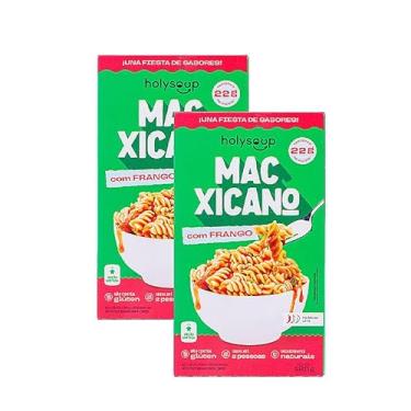 Imagem de Kit 2X: Macarrão MacXicano com Frango Sem Glúten Holysoup 190g