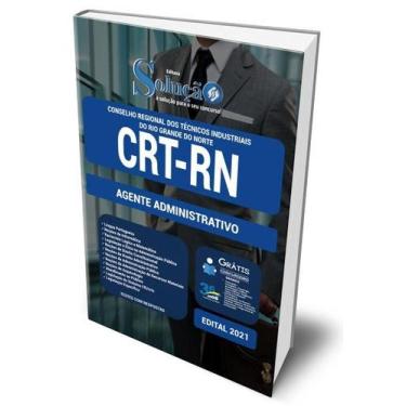 Imagem de Apostila CRT-RN - Agente Administrativo - Editora Solução