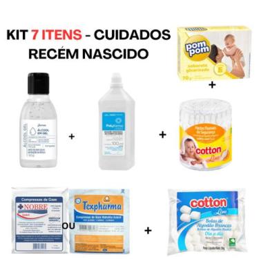 Imagem de Kit Bebe Recem Nascido Maternidade Cuidados Em Casa Mãe e Bebê Pós Par