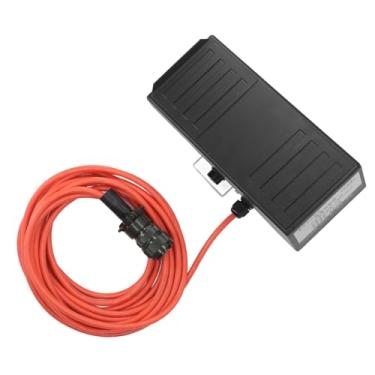 Imagem de Pedal do pé de Soldagem Tig, Caixa de Aço Inoxidável, Plugue de 14 Pinos, Cabo de 26,2 Pés, Conjunto de Fivela Própria, Tensão de Entrada DC5-15V Com Máquina de Soldagem de de