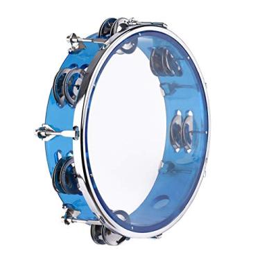 Imagem de Tambourines para Adultos, Pandeiro de Mão de Plástico, Pratos de Metal de Dupla, Pands Pandambourines Com Este Delicioso Instrumento Musical para Dançar, Cantar, Festas e karaokê