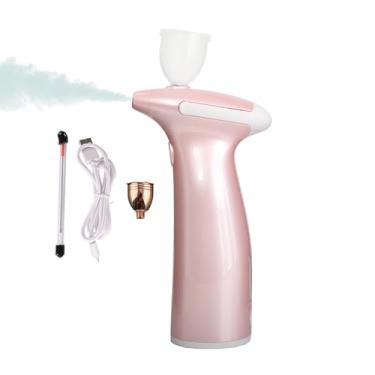 Imagem de Escova de ar integrada com sistema de maquiagem cosmética aerógrafo profissional com kit de compressor, portátil de alta pressão, sem fio, recarregável, para maquiagem, arte em unhas