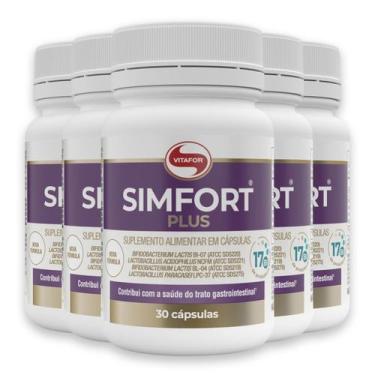 Imagem de Kit 5 Simfort Plus Vitafor 30 Cápsulas