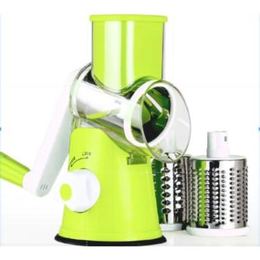 Imagem de Profissional Cozinha SliceraçO Inox Fatiador Cortador Ralador De Legumes Verduras Frutas Coisas Diferentes Para Casa(CFYP-1-M-VE)