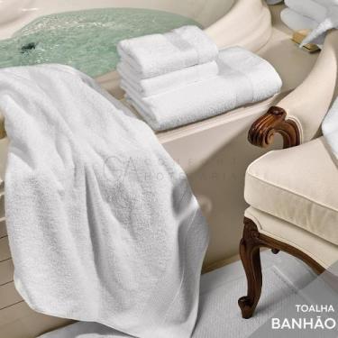Imagem de Toalha de Banhão Hotel 670g/m² Branco Luxo  Safira - TEKA Profiline Lu