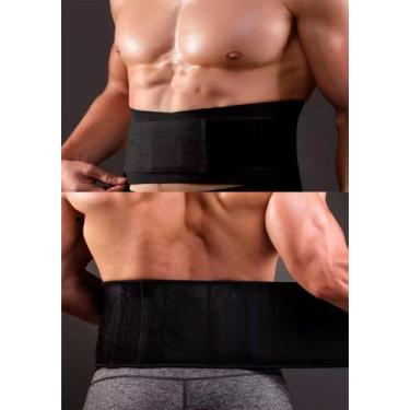 Imagem de 2 Cintas Colete Corretor Coluna Lombar 5 Hastes Aço Flexível Tamanho X