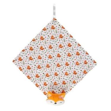 Imagem de Naninha Para Bebê Com Prendedor de Chupeta Estampa Variadas - LuckBaby