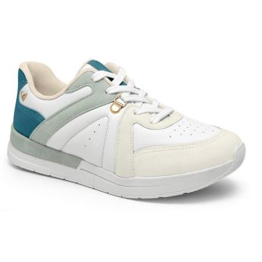 Imagem de Tênis Jogging Mississipi ME512 Feminino - Branco/Azul