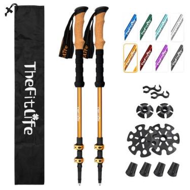 Imagem de Bastões de trekking TheFitLife Lightweight 7075 Aluminium