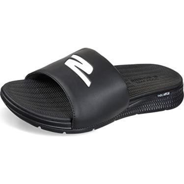 Imagem de Skechers Go Consistent-Performance Chinelo masculino, Preto/branco, 12