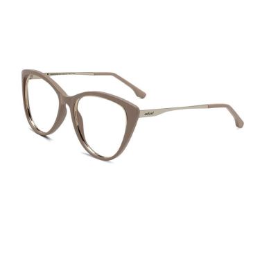 Imagem de Armação Óculos Colcci Valentina C6114b5456 Nude Brilho