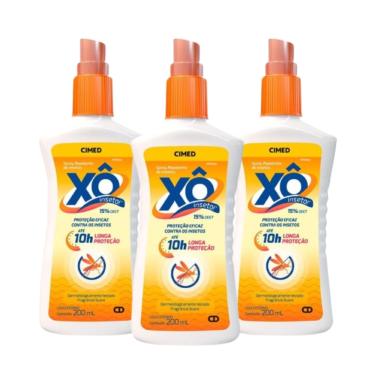 Imagem de Kit com 3 Repelente Xô Inseto Spray 200ml